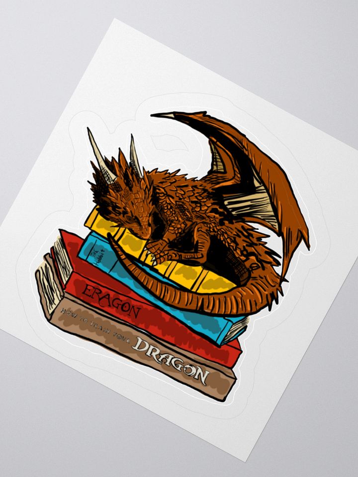 Sleepy Book Dragon product image (2)