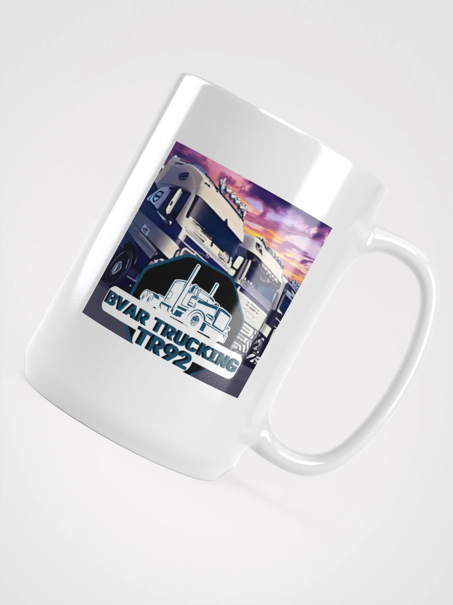 Sunset Trucking Scene Mug product image (4)