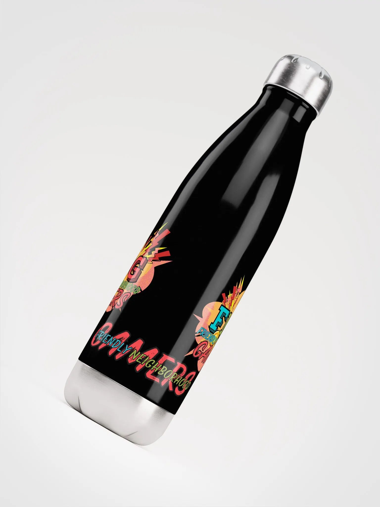 FNG Explosive Logo Stainless Steel Water Bottle product image (4)