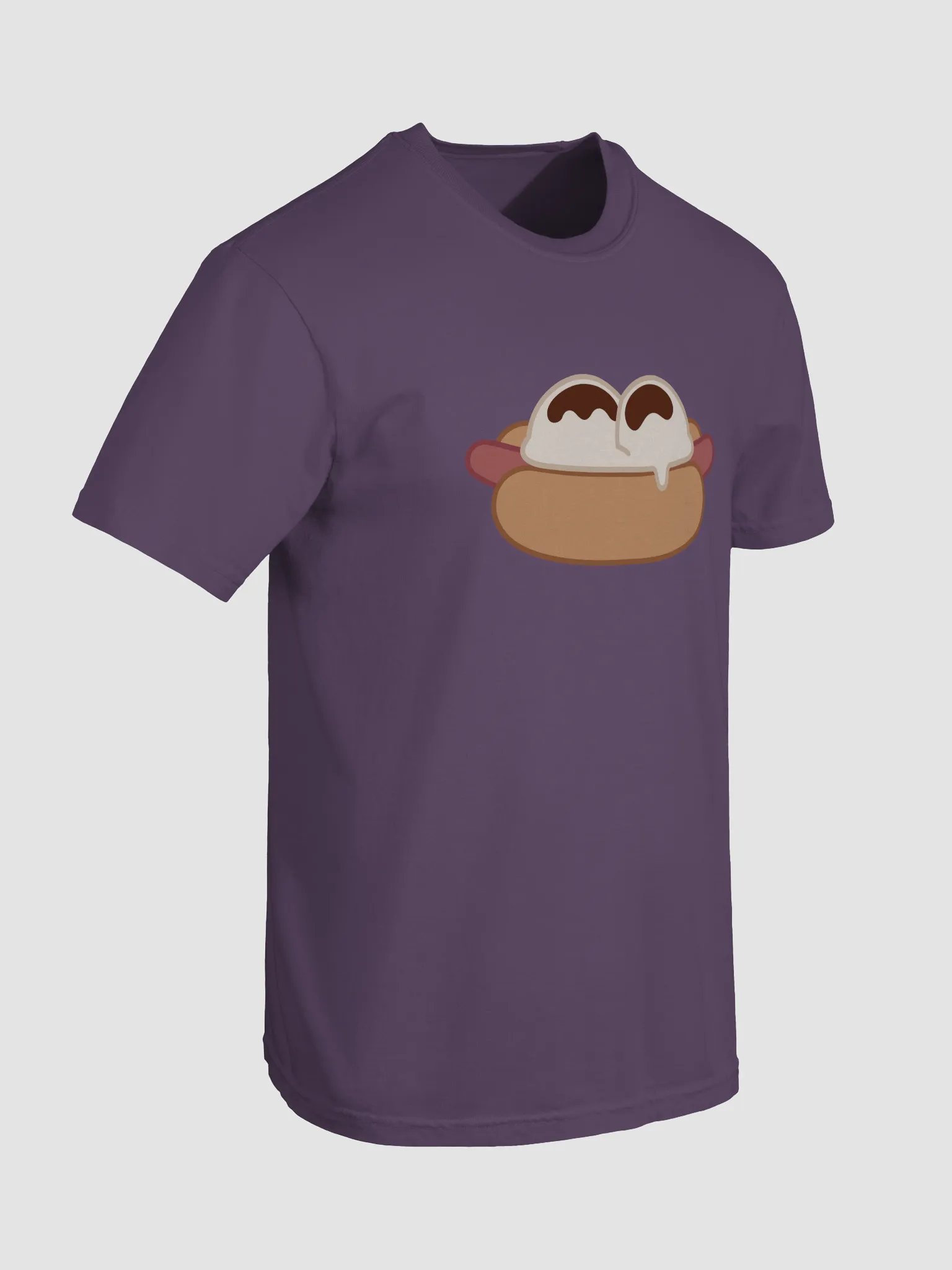 Ice Cream on a Hot Dog Big Artwork Heavyweight Tee product image (93)