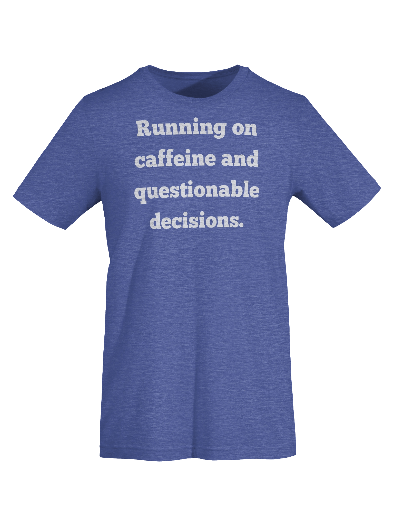 Running on Caffeine Questionable Decisions Shirt, Funny Coffee Tshirt, Sarcastic Gift, Unisex Graphic Tee, Coffee Lover Gift product image (7)
