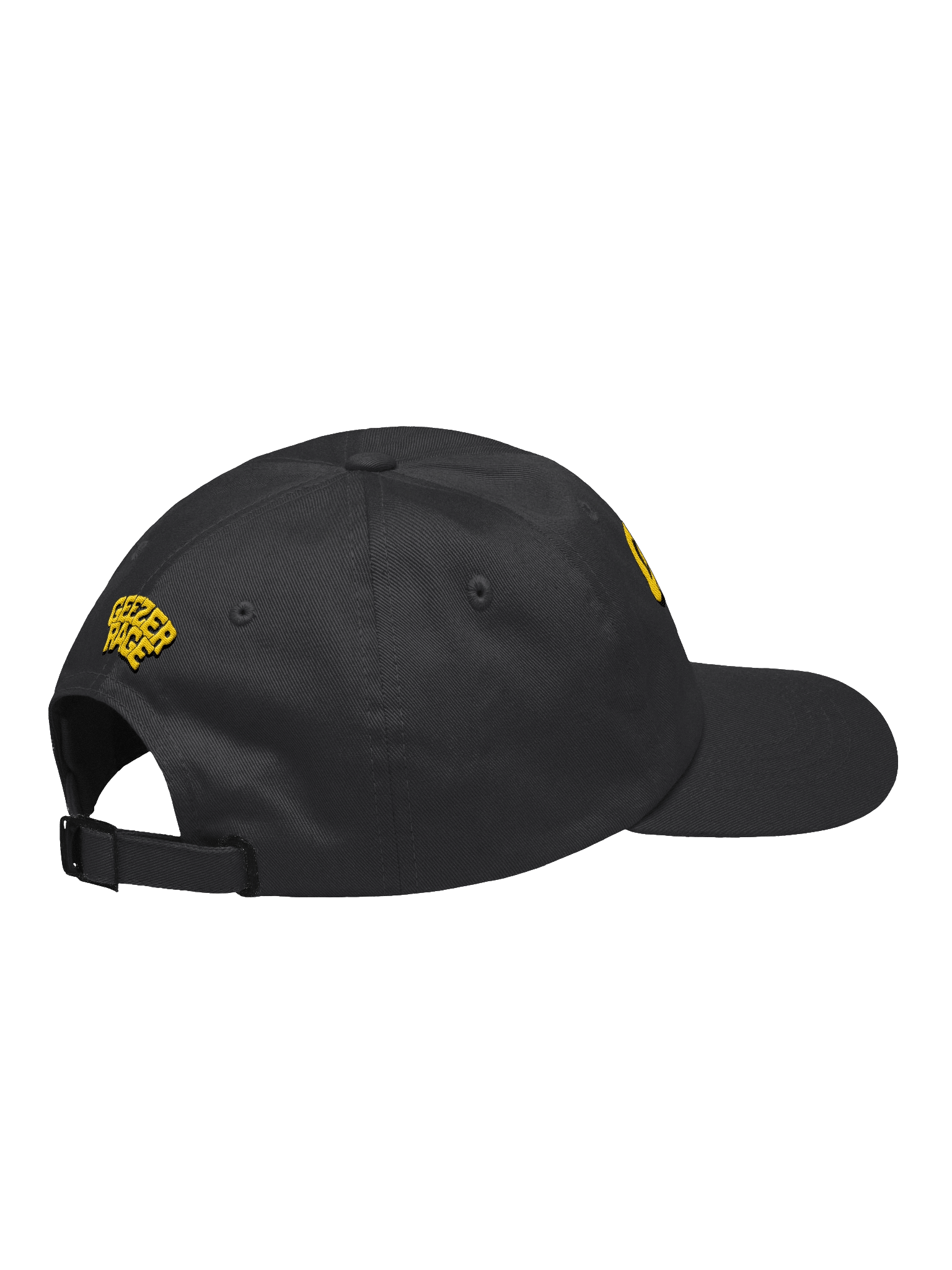 Geezer Rage Classic Dad Hat (Yellow & Black) product image (4)