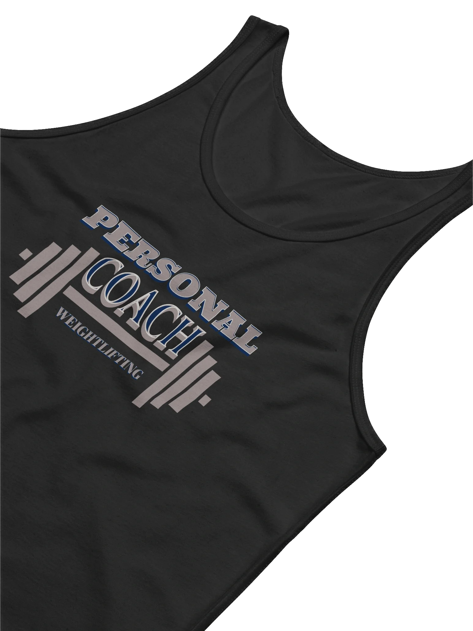 Personal Weightlifting Coach Jersey Tank Top for Men – Premium Gym Wear product image (2)
