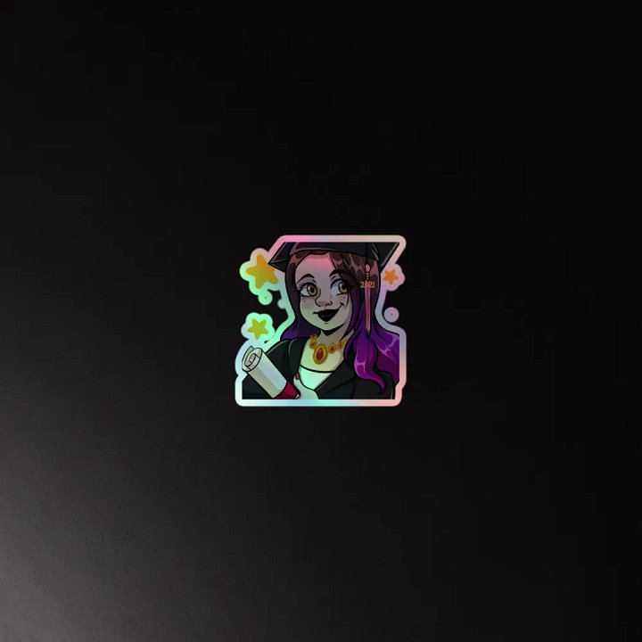 Big Brain Smarts- Holographic Sticker Set product image (4)