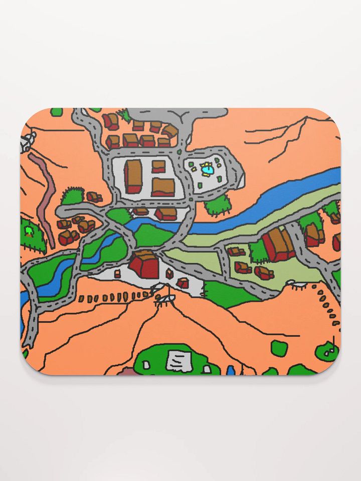 Town Map on a Mouse Pad product image (2)