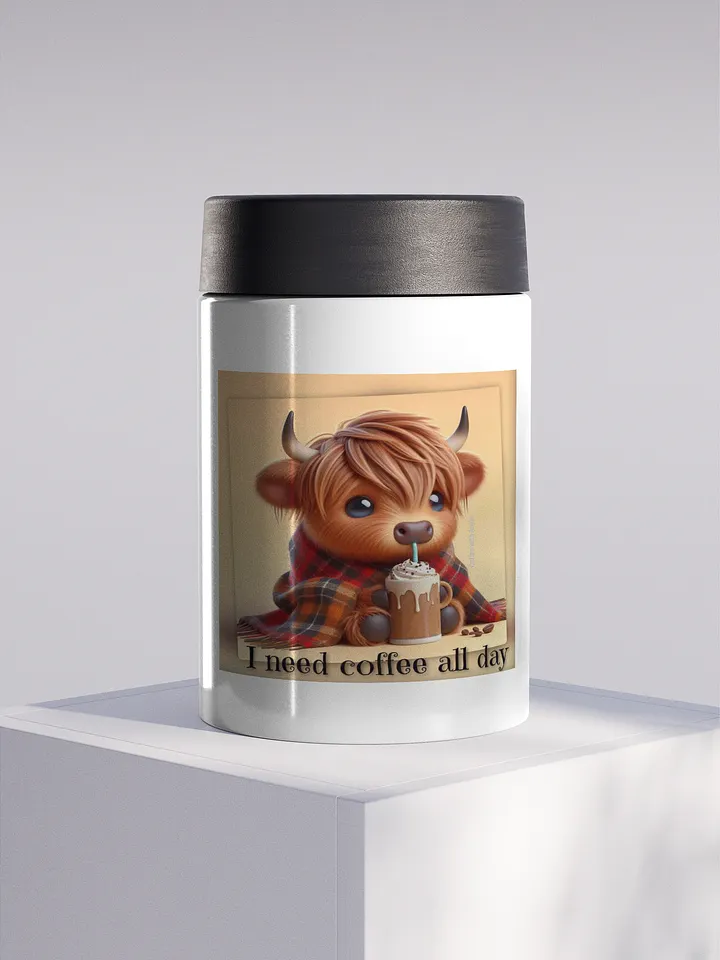 Coffee Cow Koozie product image (1)