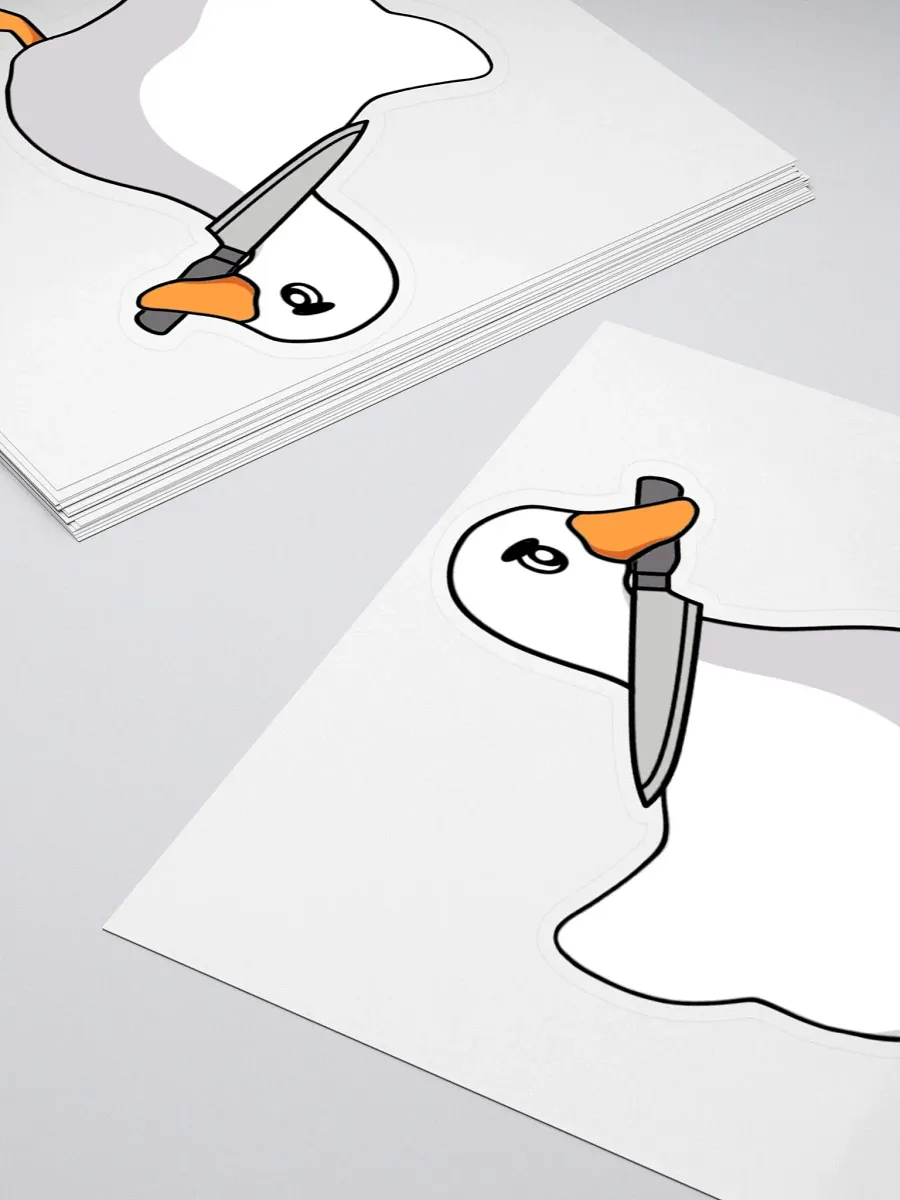 Knife Goose Sticker product image (4)