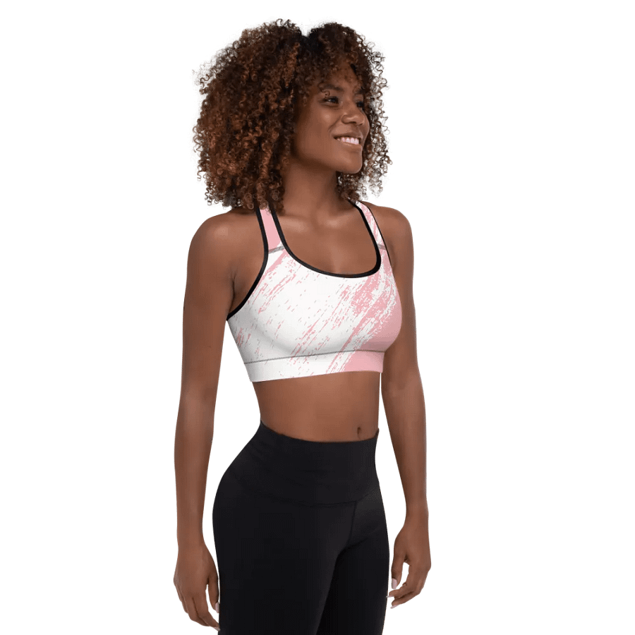 Iconic All-Over Print Padded Sports Bra product image (6)