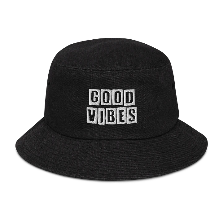 Good Vibes Denim Bucket Hat product image (1)