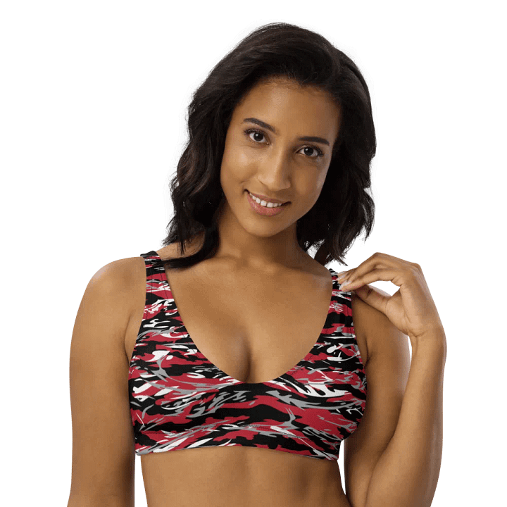 Blood Camo Padded Bikini Top product image (1)