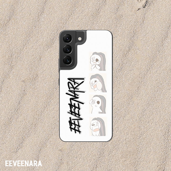 EV BUNNIES SAMSUNG CASE - [WHITE] product image (1)