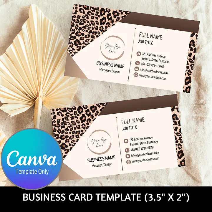Leopard - Business Card Template product image (1)