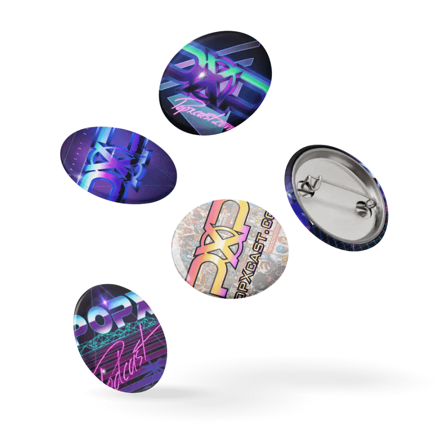 PopXcast Official Live Stream Pin Button Collector Set product image (12)