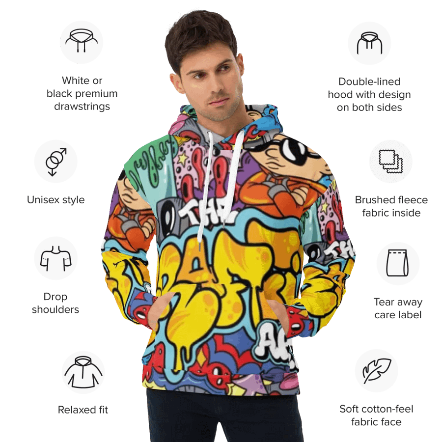 Graffiti Blast Unisex Hoodie product image (12)