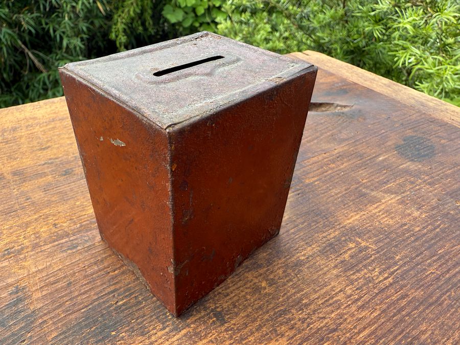 🎎 Japanese Tin Coin Bank — Mid-Showa Era — Japan Antique Roadshow product image (4)