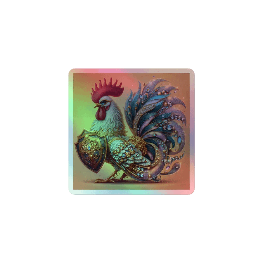 Cute Roaster Sticker product image (1)