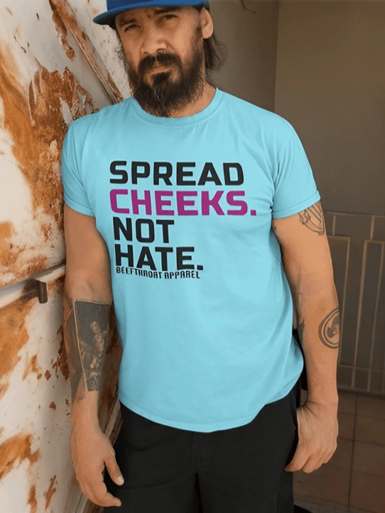 Cheeky Optimism: Spread Smiles, Not Hate Men's Tee product image (4)
