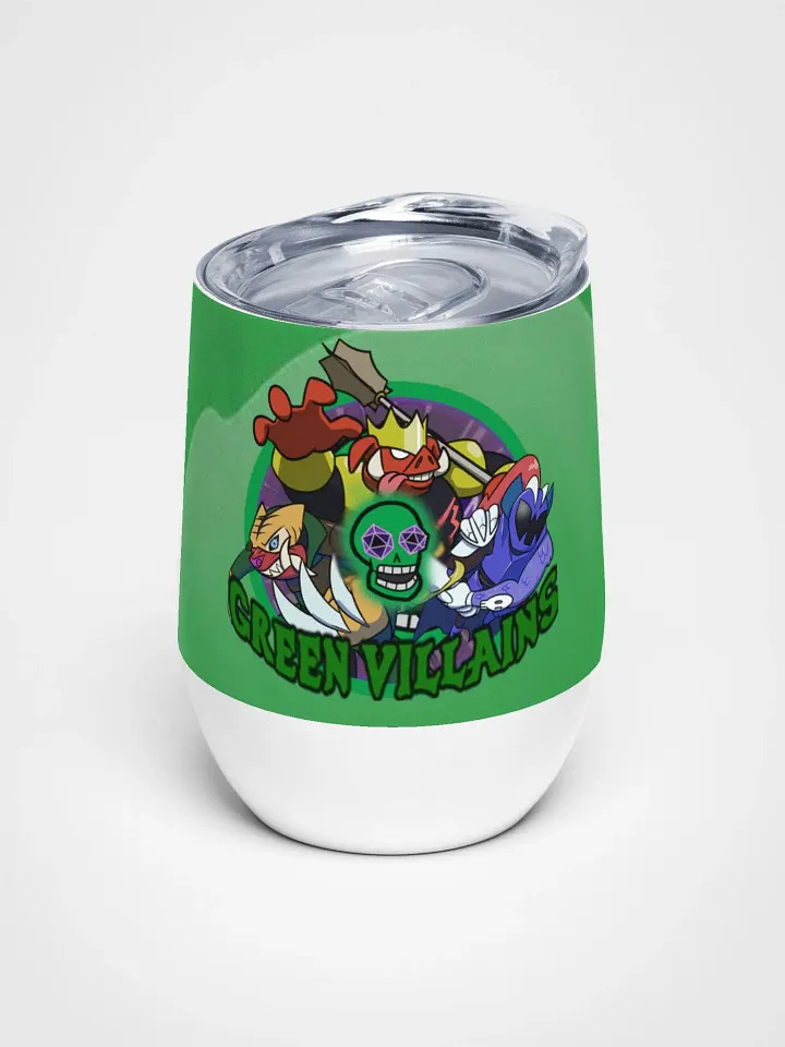 Green Villains Insulated Wine Tumbler! product image (1)