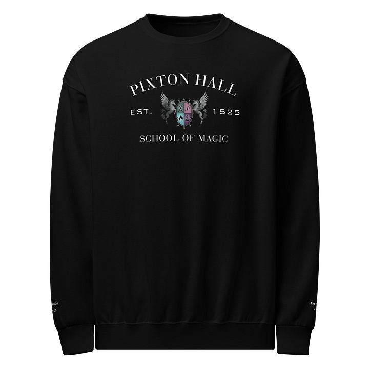 Pixton Hall Crest Unisex Sweatshirt (Black) product image (1)