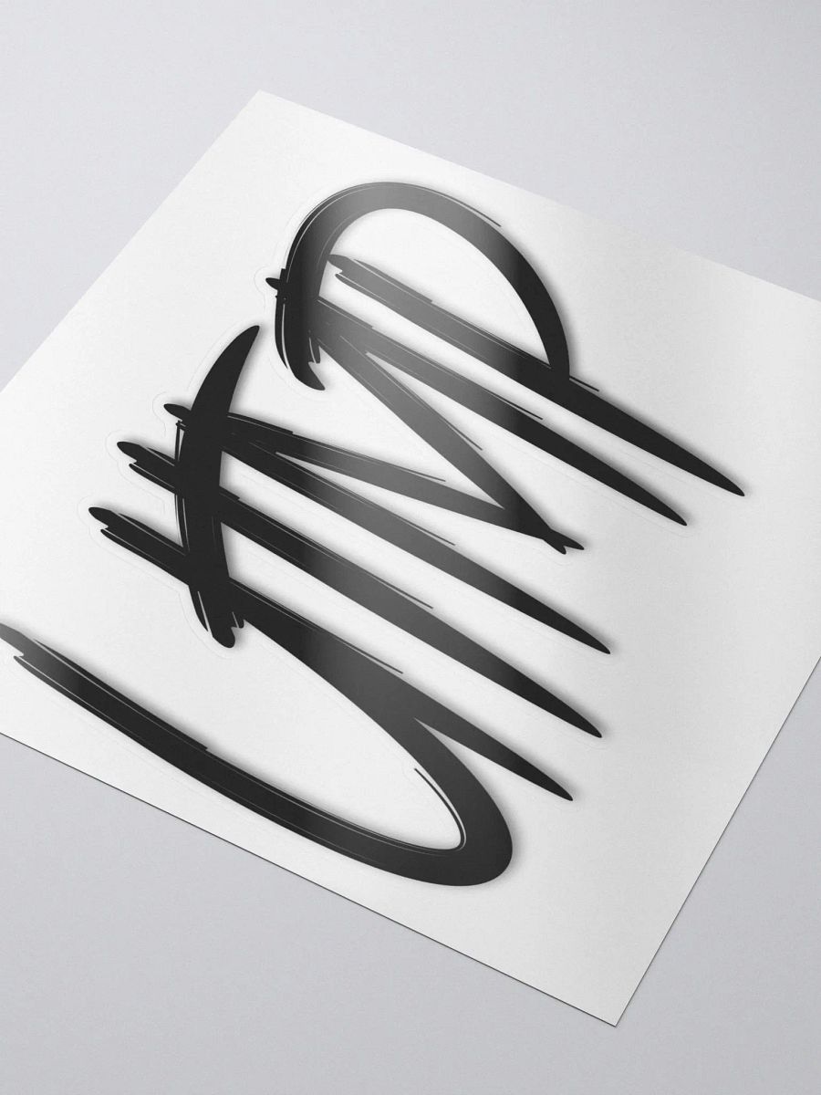 Kiss Cut Sticker - UTMP Logo White product image (1)