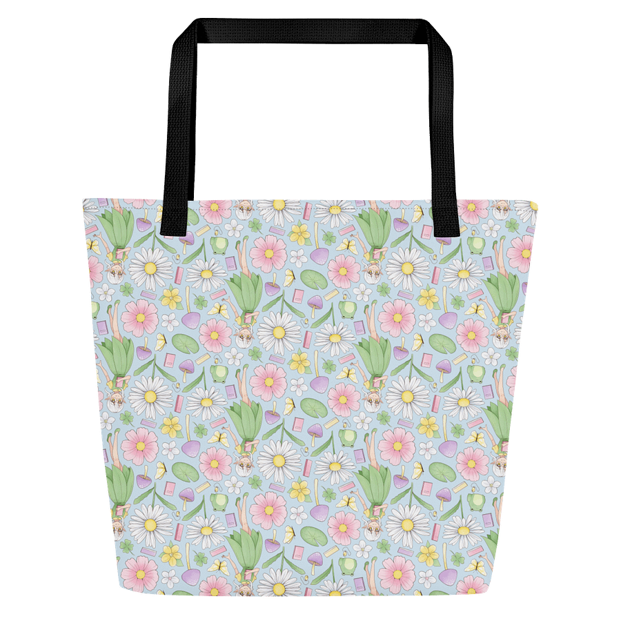 Pariah's Pastel Garden - Large Tote Bag w/ Pocket product image (5)