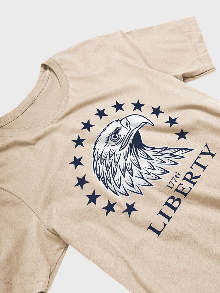 Liberty Patriotic Eagle Graphic Supersoft Unisex T-Shirt product image (97)