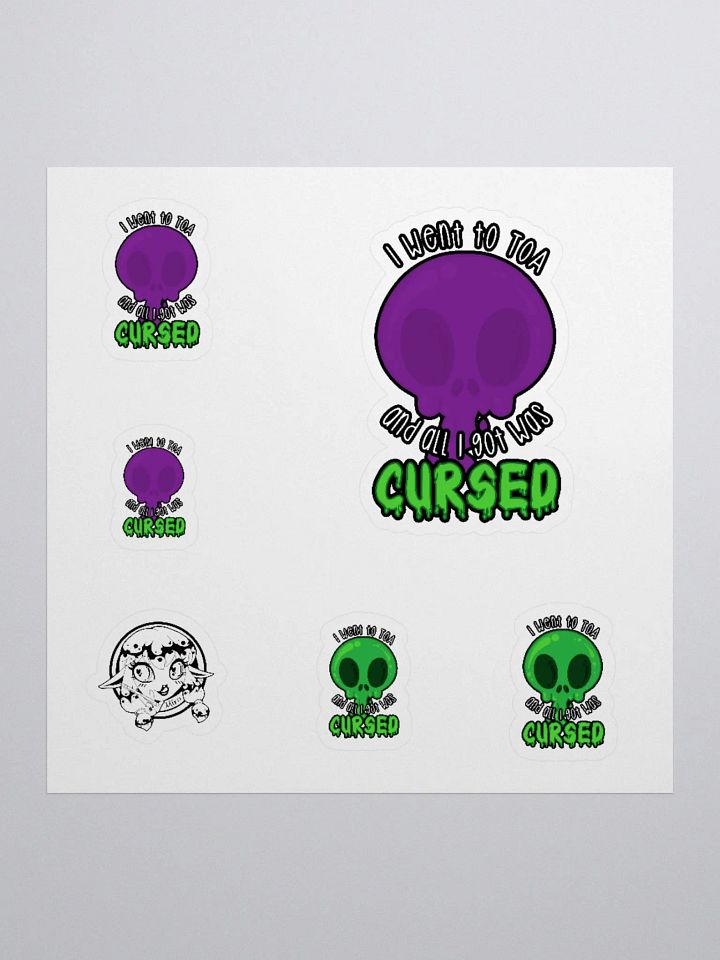 All I Got Was Cursed - Demon Hunter - Sticker Sheet product image (2)