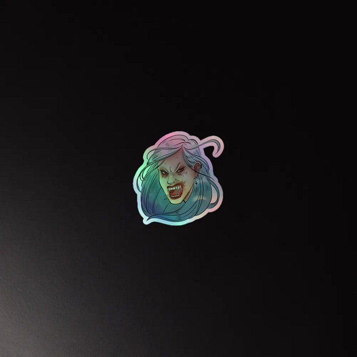 Rabid Vamp Holo Sticker product image (4)