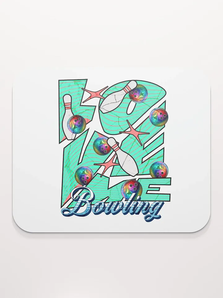 Love Me Bowling Mouse Pad product image (1)