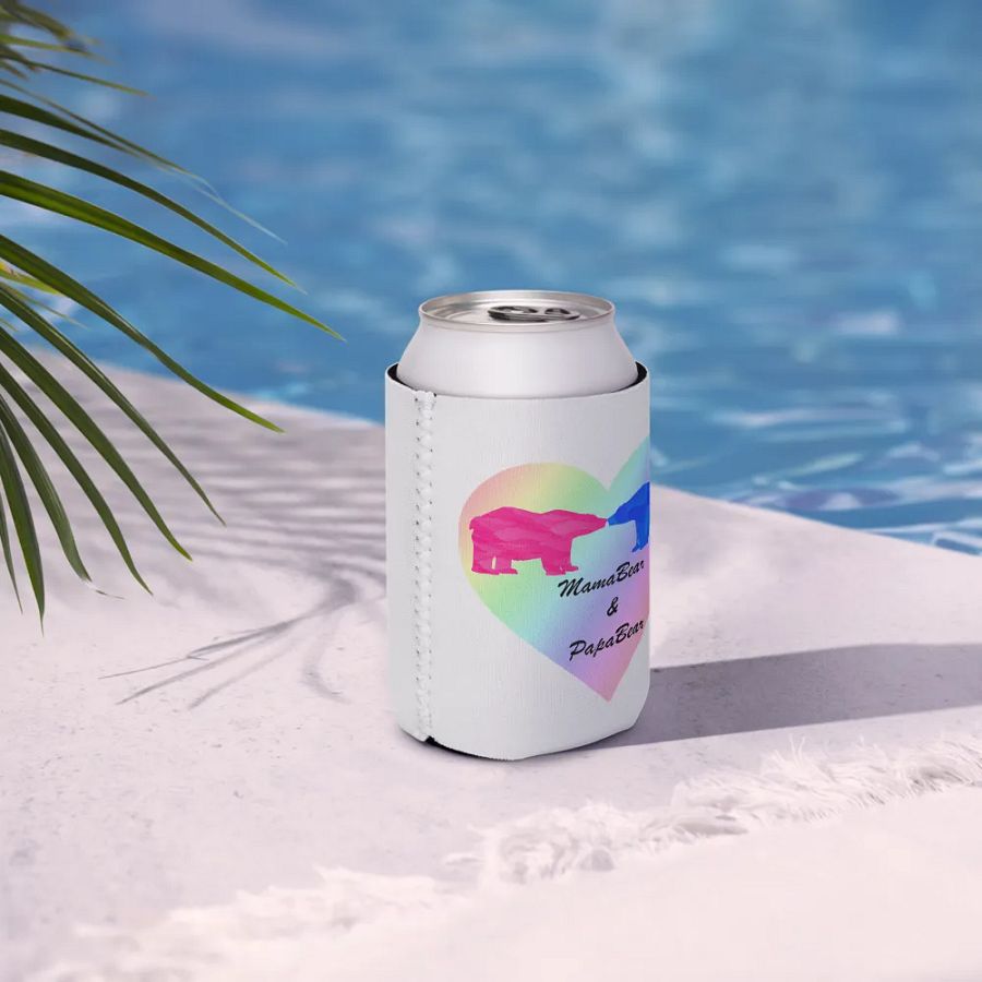 Mama & Papa Bear Coozie Can Cooler product image (8)