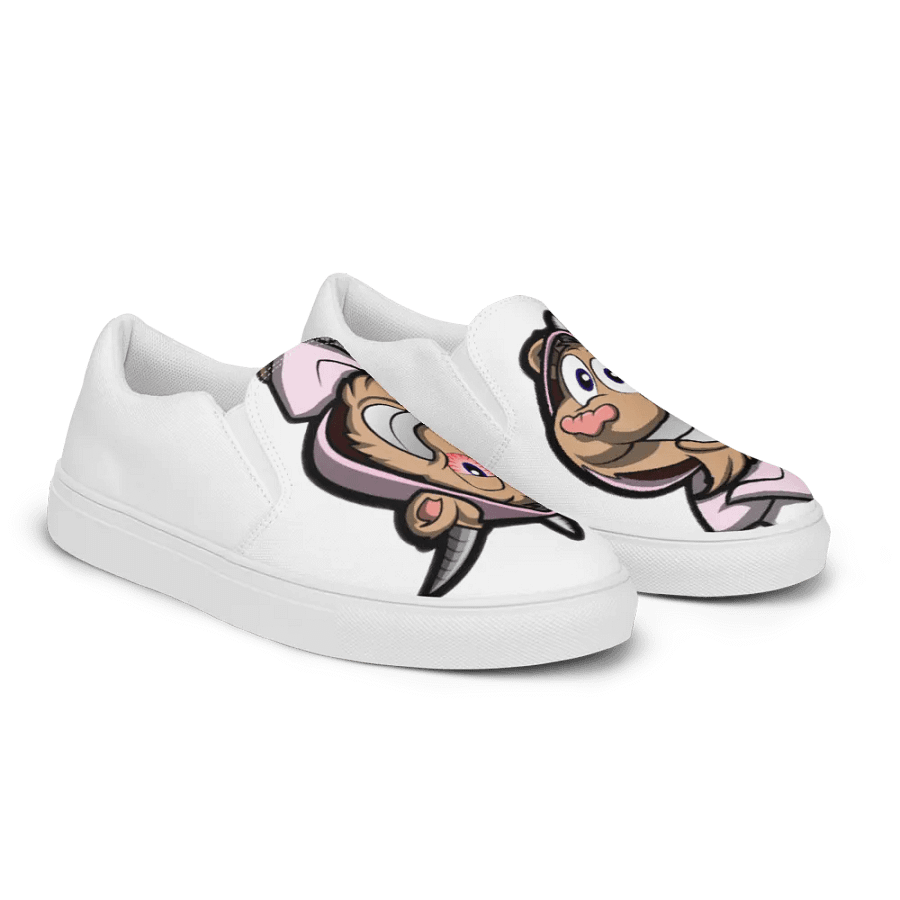TLG & FADED TLG WHITE SPLIN ON CANVAS SHOES product image (9)