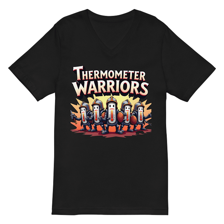 Warrior Thermometer V-Neck T-Shirt product image (3)