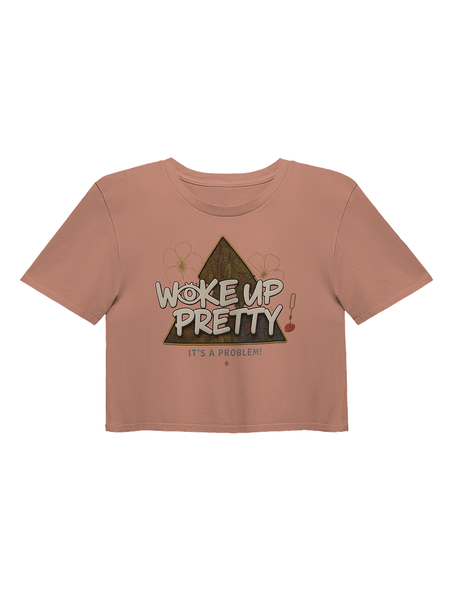 “WOKE UP PRETTY” – AS Colour Women’s Premium Crop Tee product image (1)