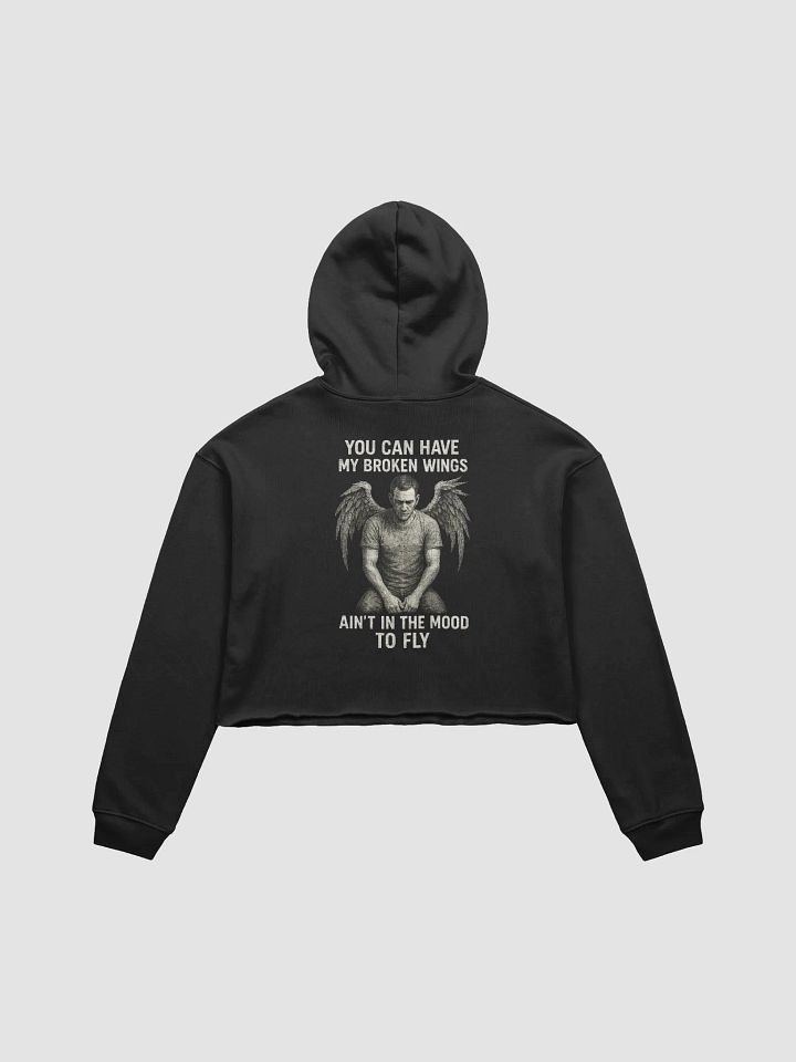 Ain't In The Mood To Fly - Women's Crop Hoodie product image (2)