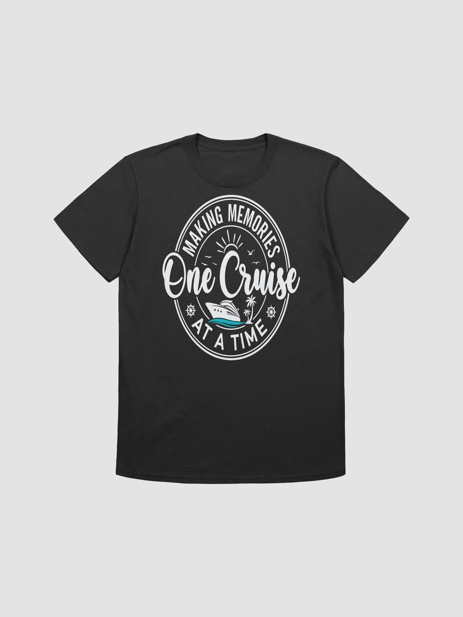 Making Memories One Cruise At A Time Unisex Softstyle T-Shirt Dark Colours product image (1)