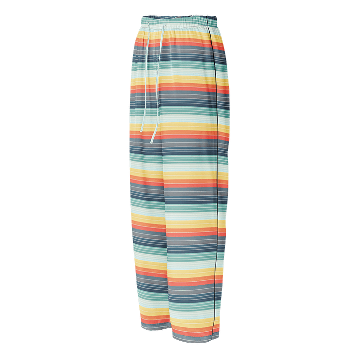 Stripey Pajama Pants in 70's Colors product image (1)