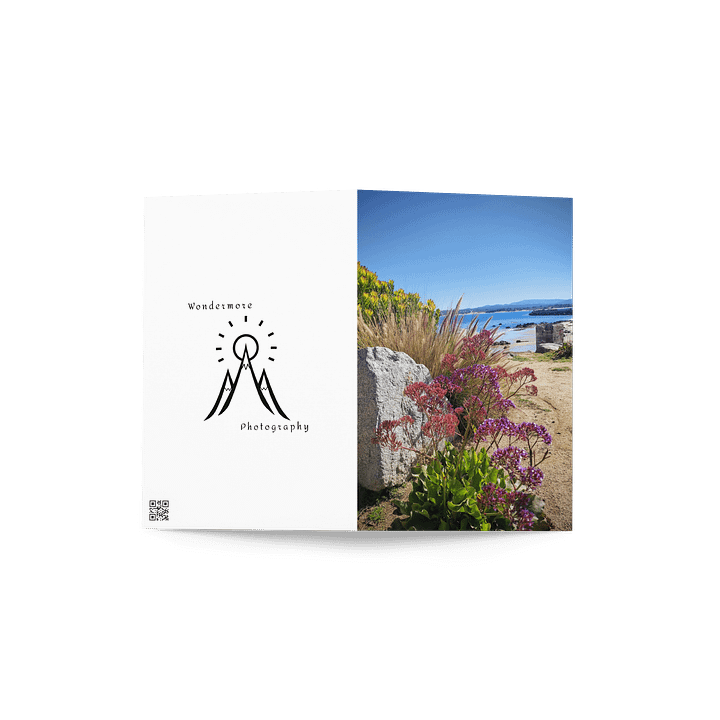 Purple Flowers by the Coast Greeting Card product image (4)