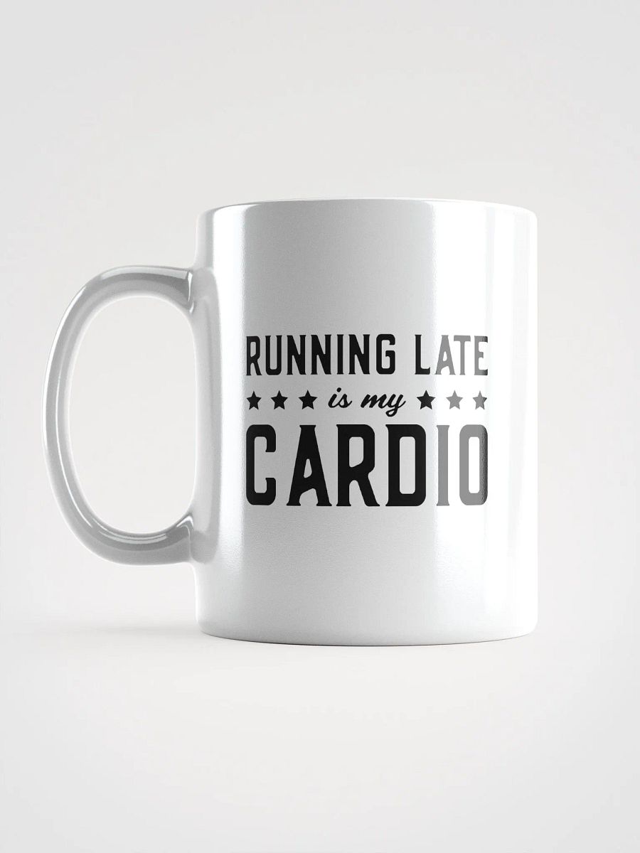 Running Late is My Cardio Funny Retro Student Mug product image (5)