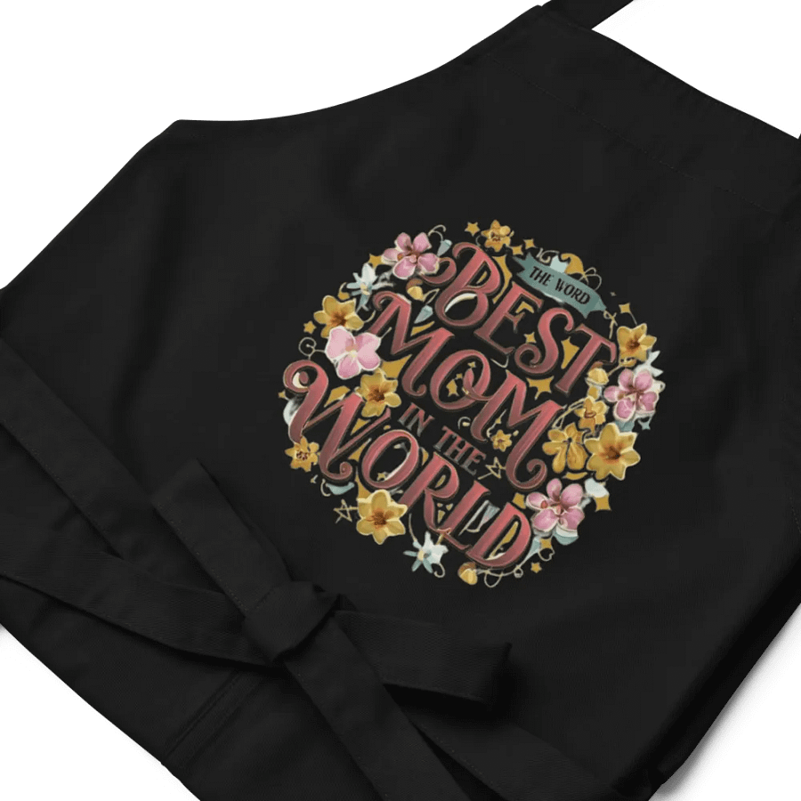 Best Mom In The World Special Organic Cotton Apron product image (5)