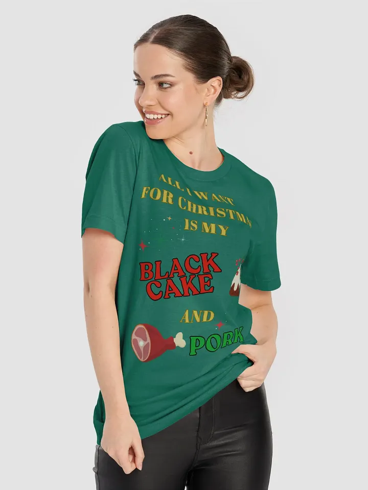 Festive Black Cake and Pork T-Shirt product image (52)