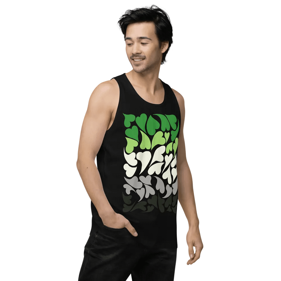 Nestled PRIDE Aromantic Tank Top product image (6)