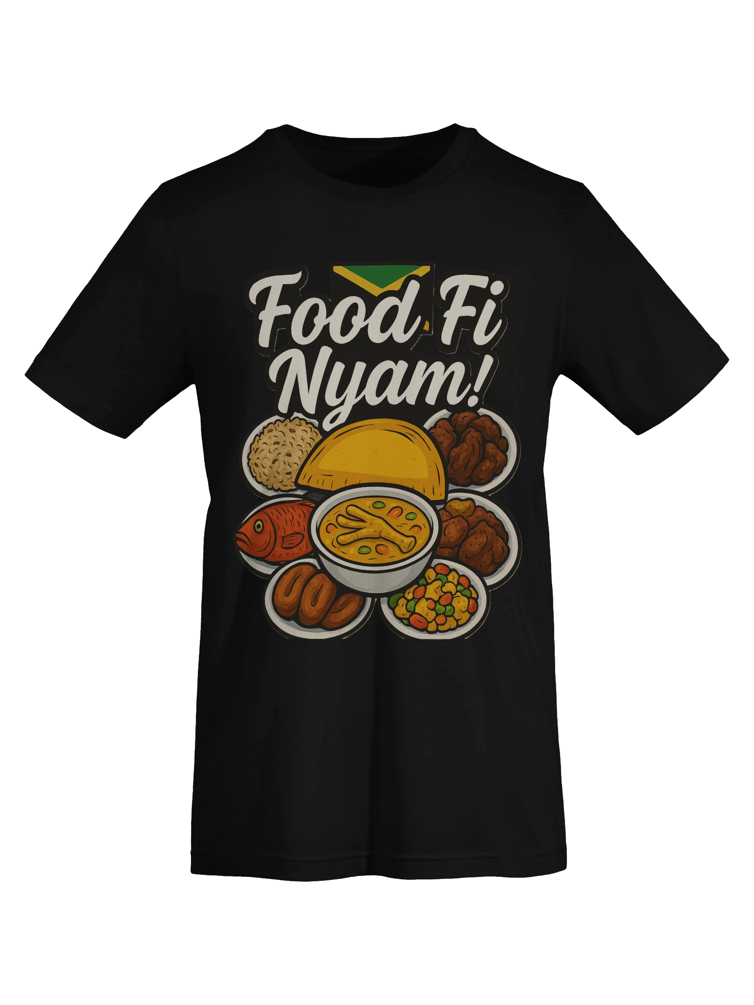 Food Fi Nyam! Illustrated T-Shirt product image (59)