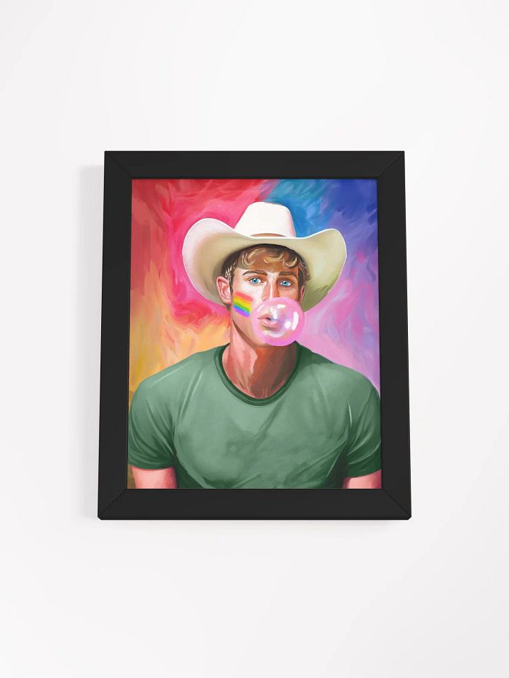 Gay Cowboy Pop Art Framed Poster product image (12)