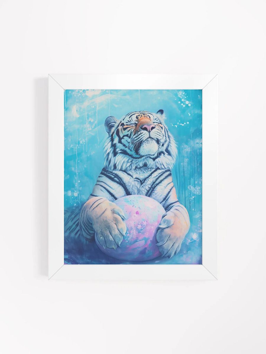 Thoughtful Tiger Globe Art Print product image (4)
