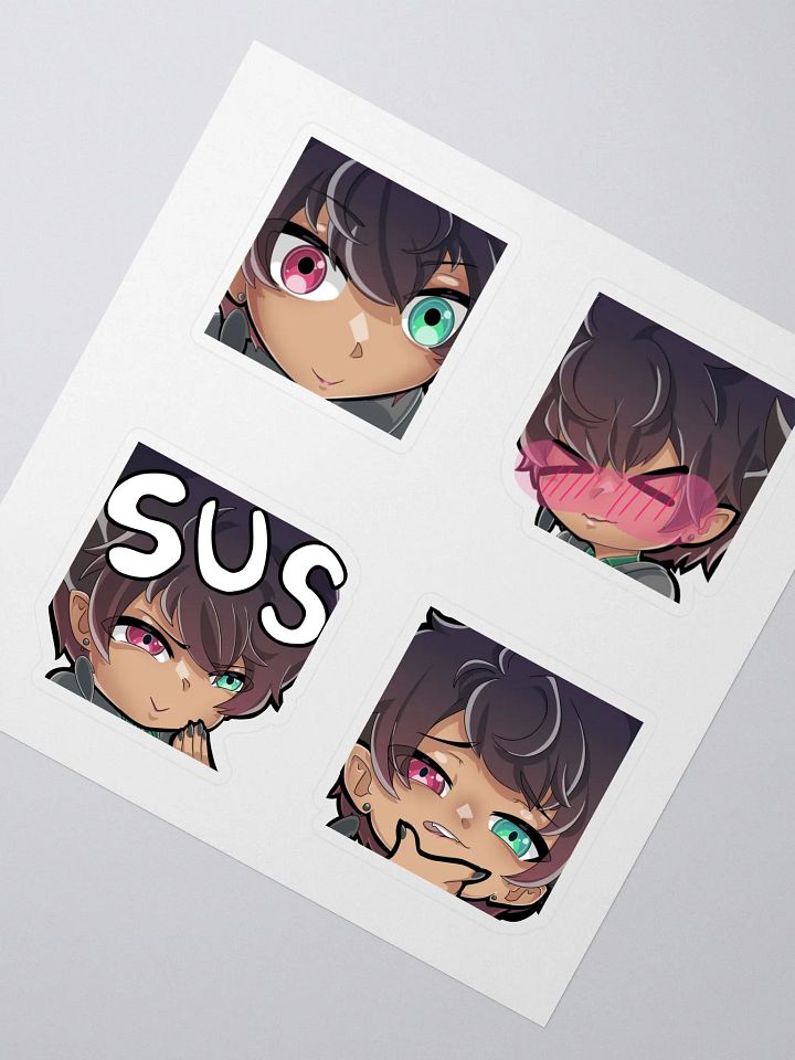 Raszy Alisza Emote Sticker Sheet product image (2)