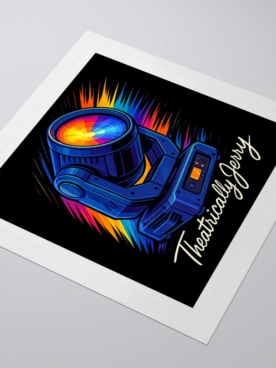 Theatrically Jerry Signature Moving Head Light Sticker product image (7)