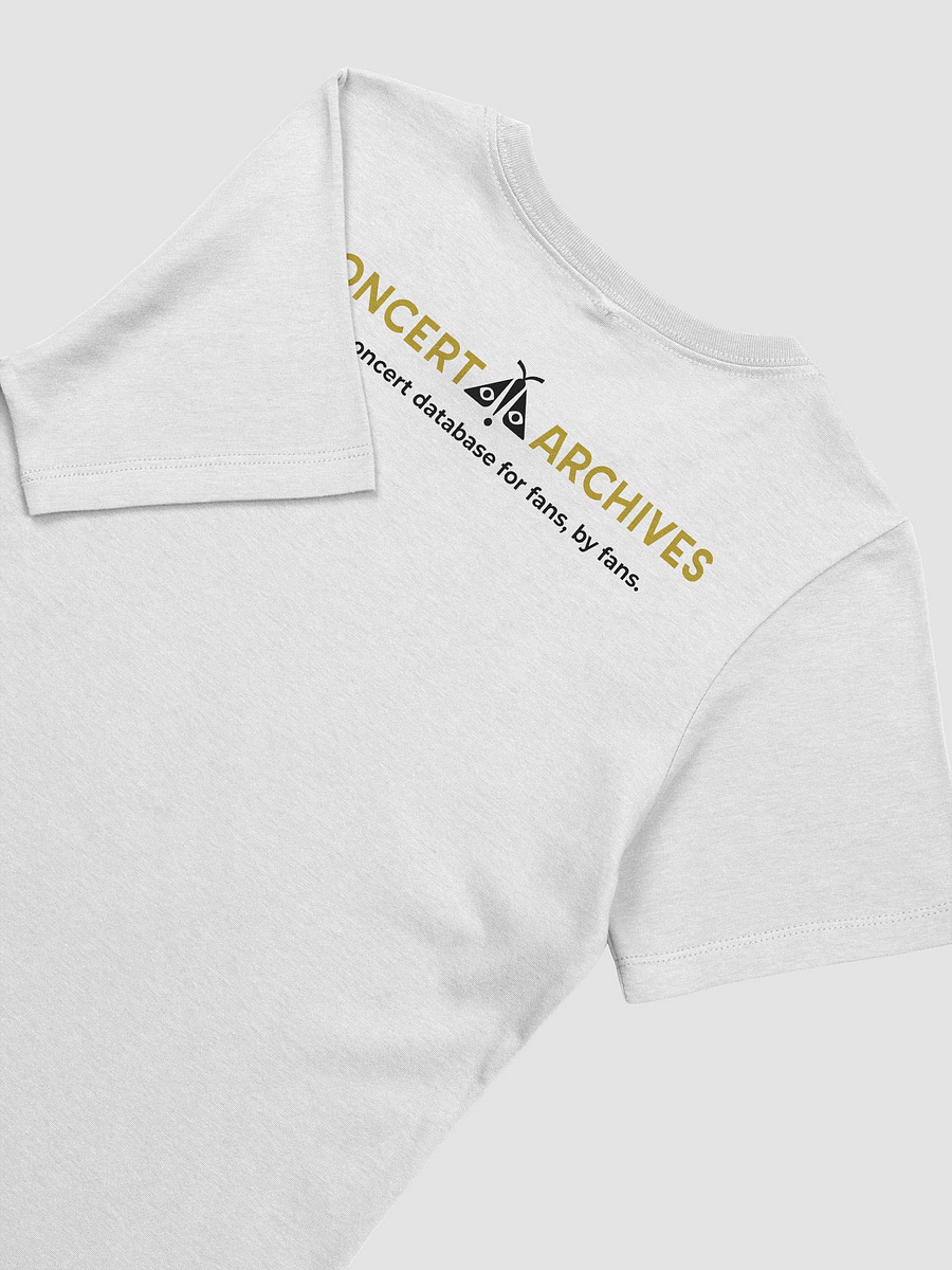 Concert Moth w/ Neckline Logo (Women's Fitted, White/Light Colors) product image (6)