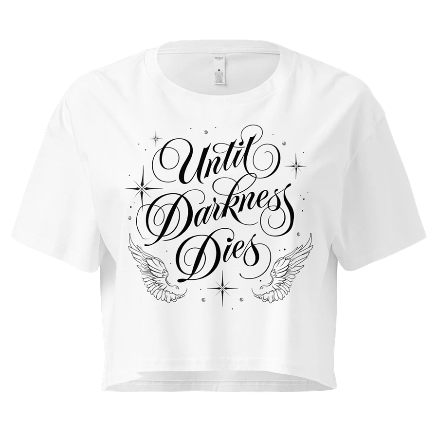 Until Darkness Dies (wings design) Women's Premium Crop Top product image (109)