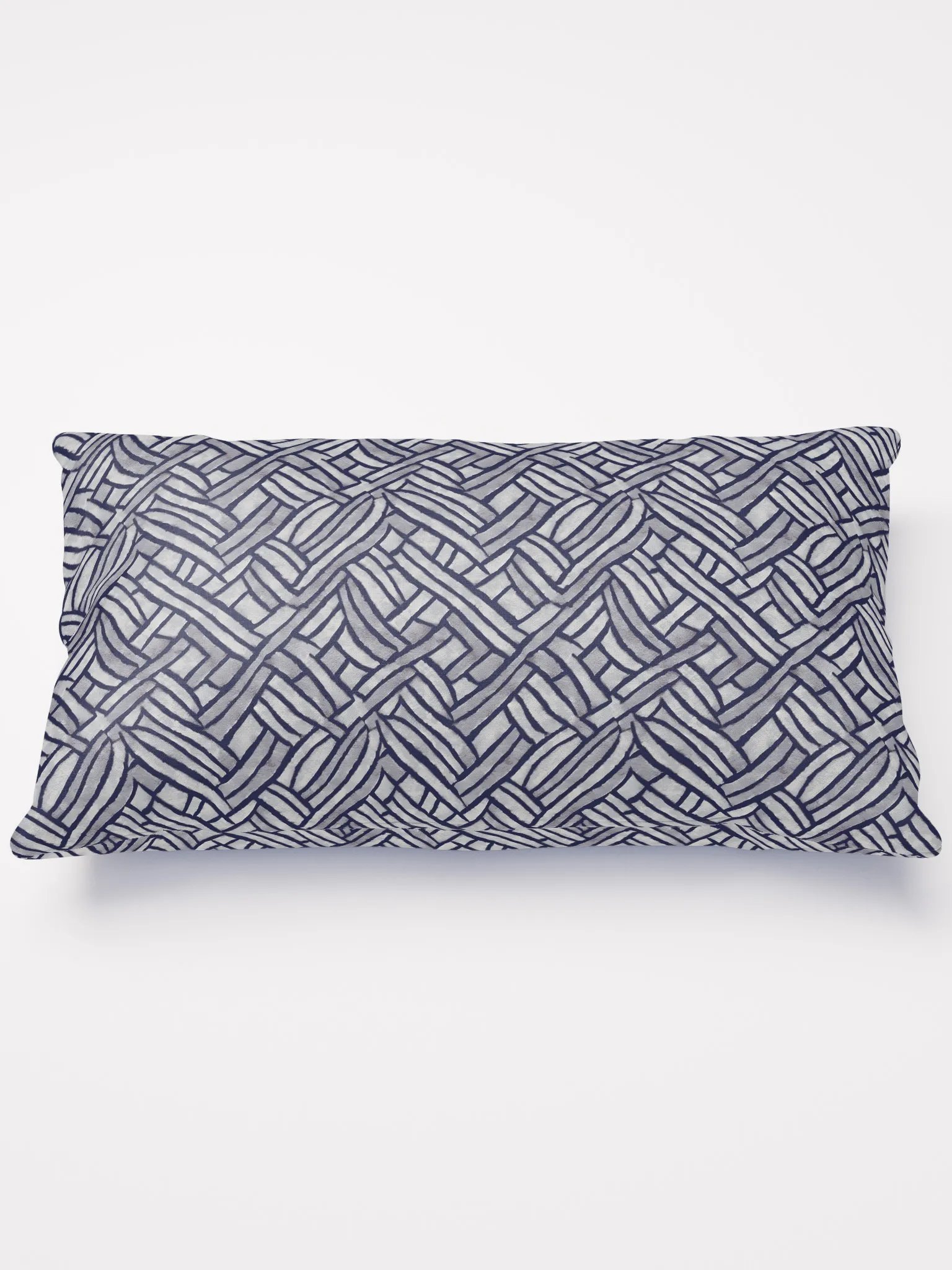 Grey Rectangles Pillow product image (1)