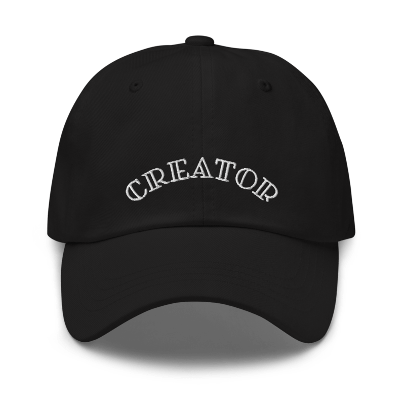 The Black & White - Embroidered Hat product image (1)